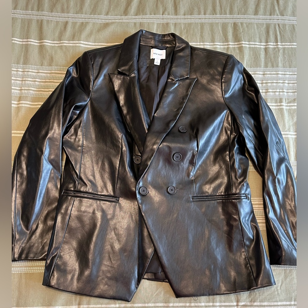 Nine West faux leather jacket